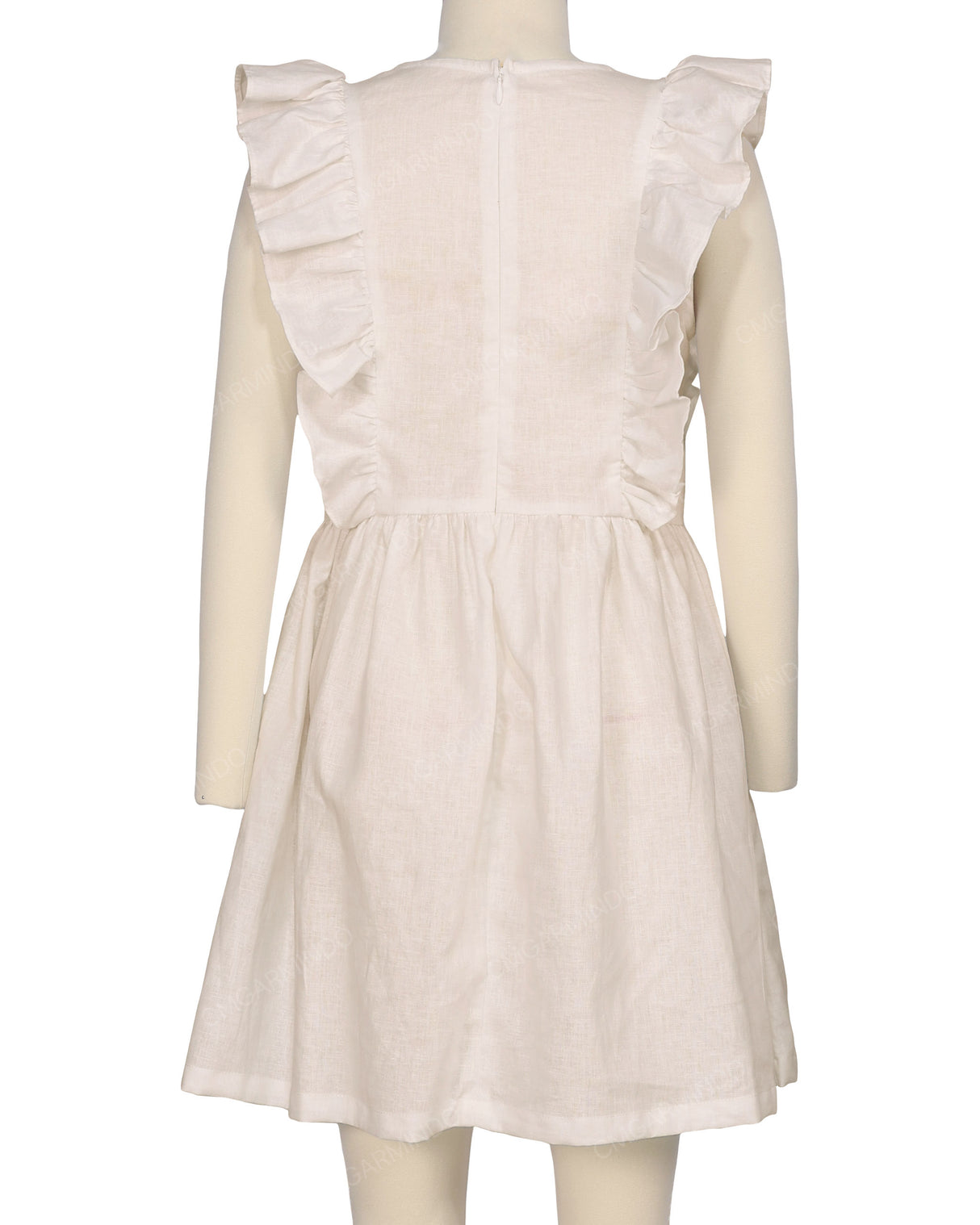 Sleeveless Side Frill Dress