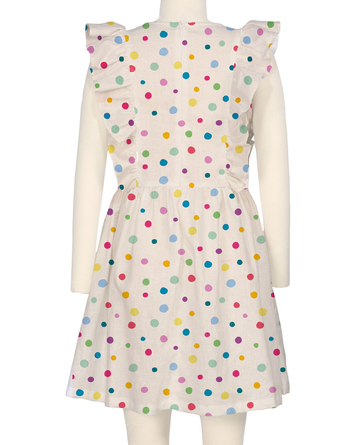 Sleeveless Side Frill Dress