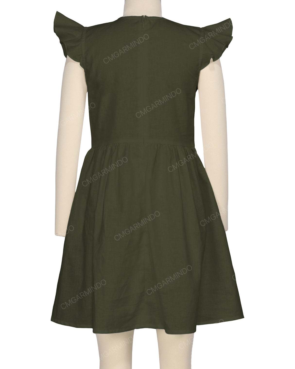 Frill Sleeve Dress