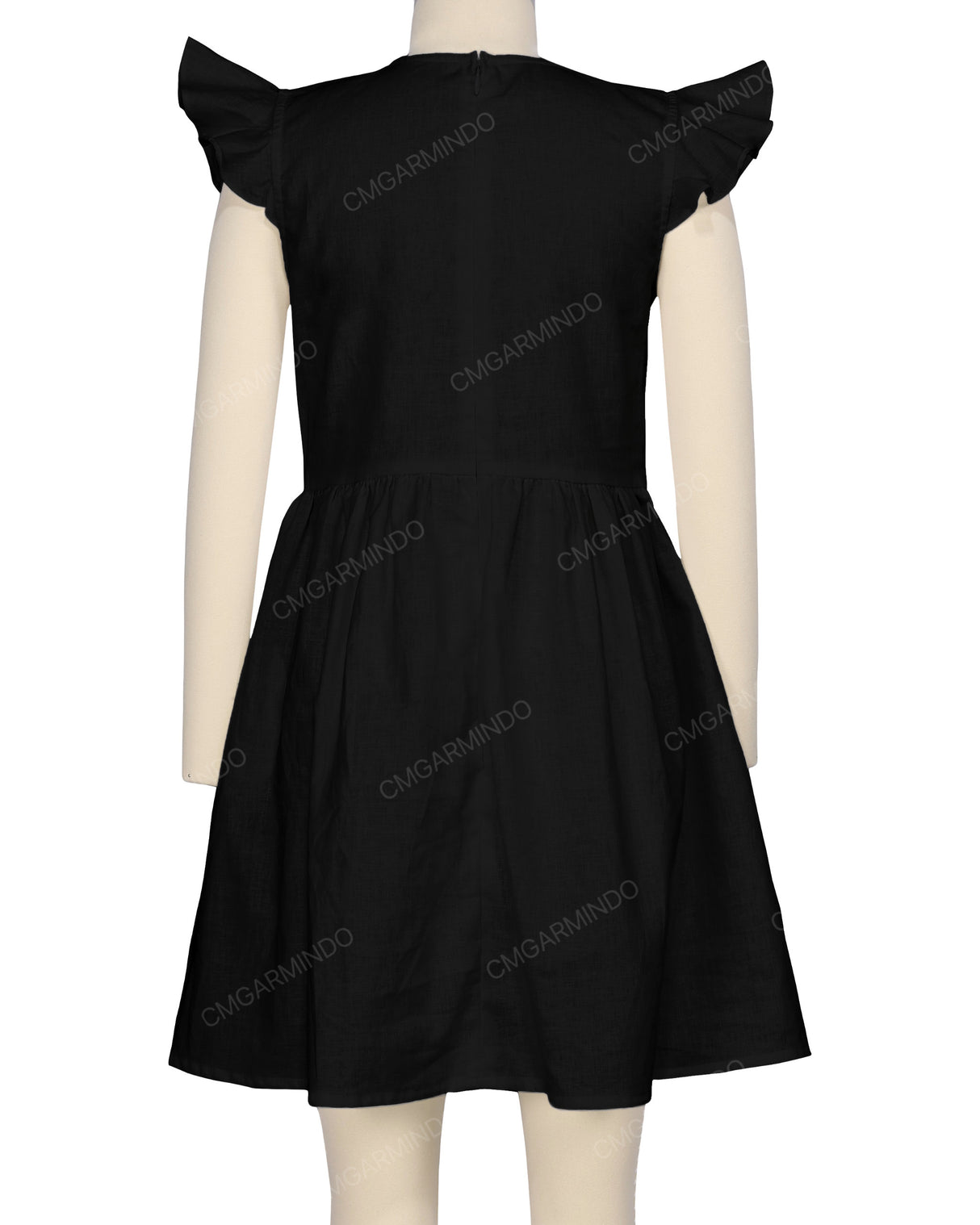 Frill Sleeve Dress