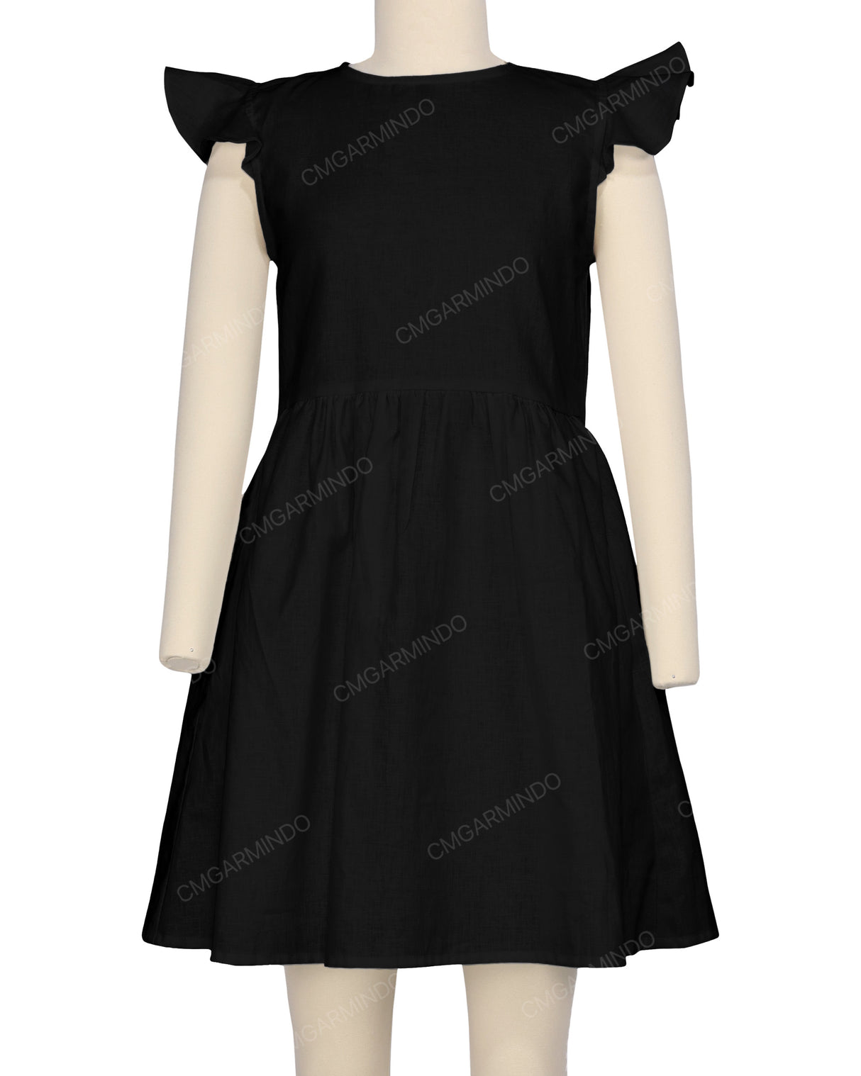 Frill Sleeve Dress