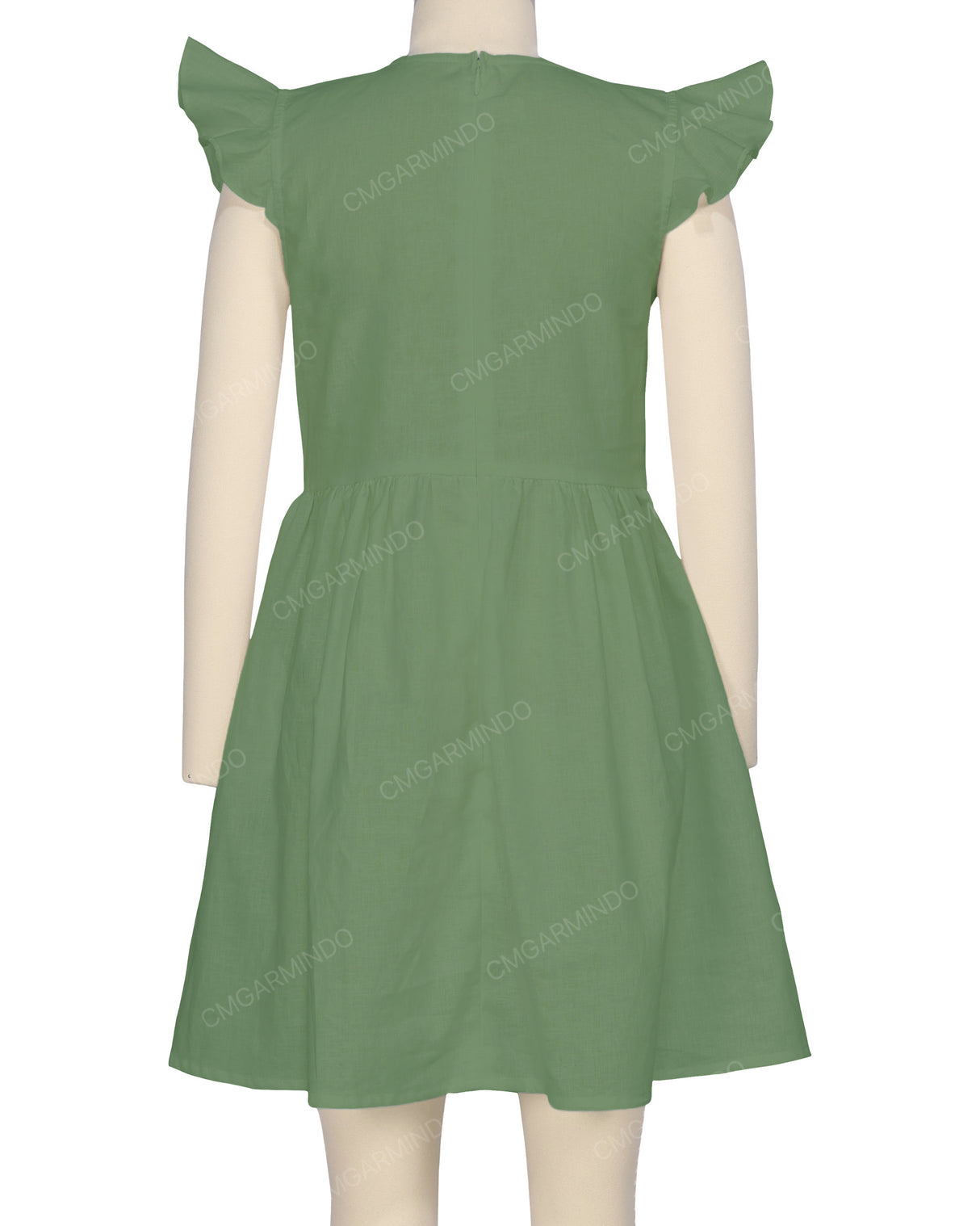 Frill Sleeve Dress