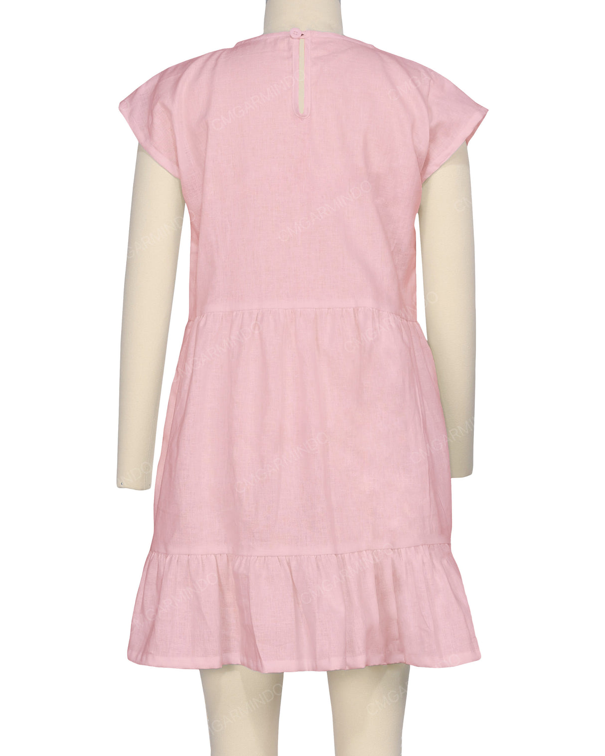 Cap Sleeve Ruffle Dress