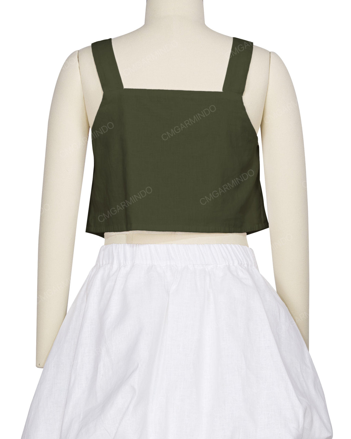 Ruffle Side Button Up Top