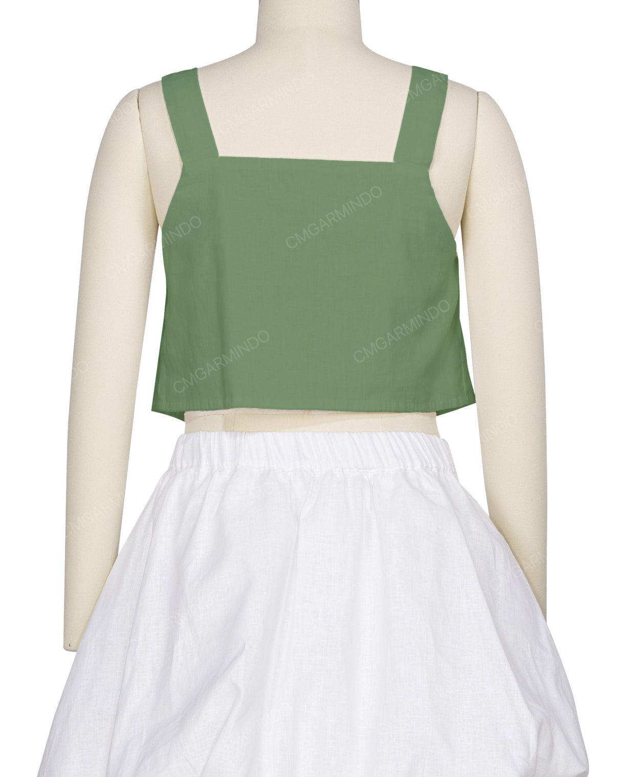 Ruffle Side Button Up Top