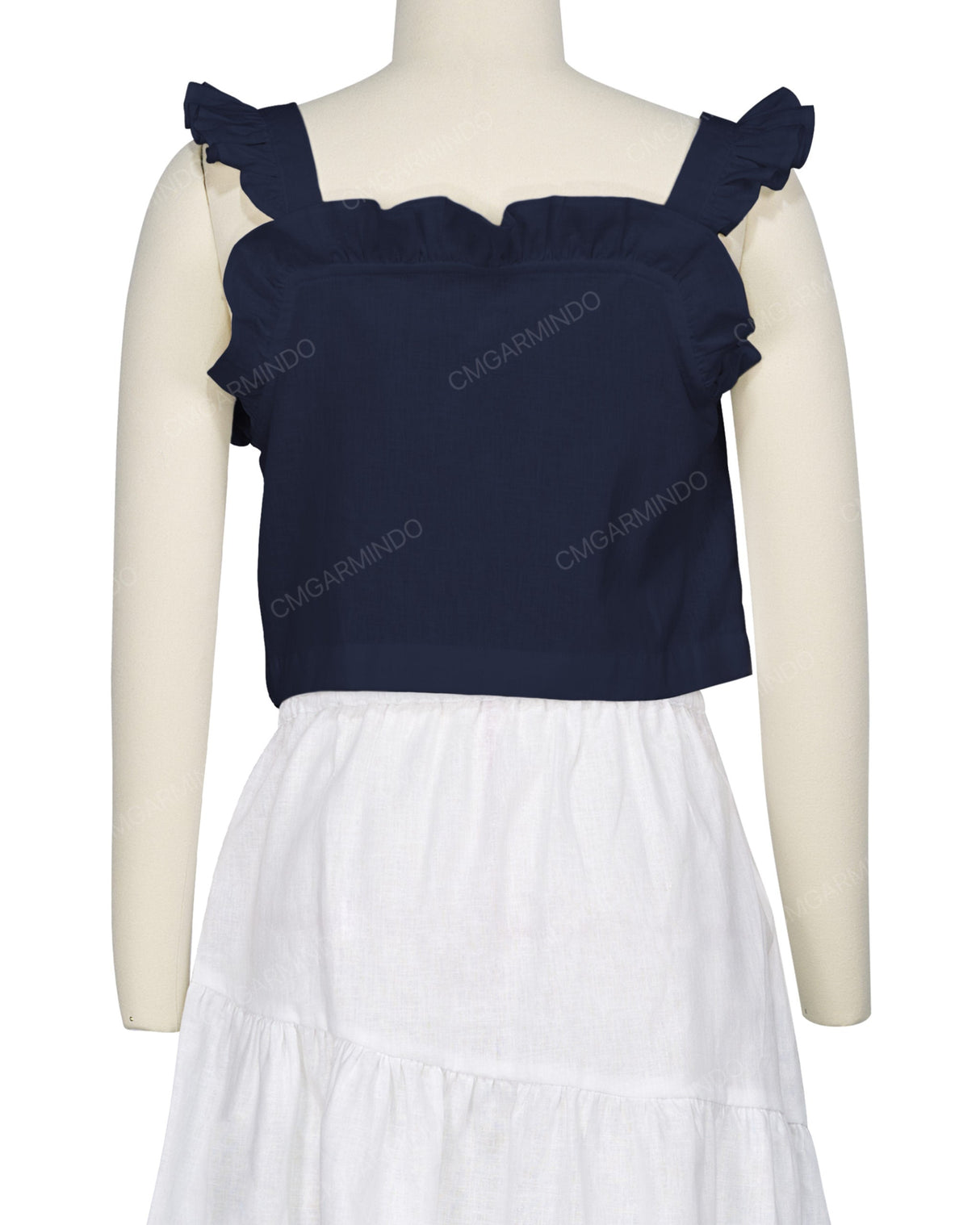 Ruffle Button Up Top