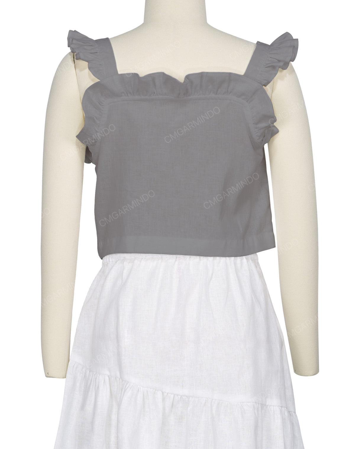 Ruffle Button Up Top