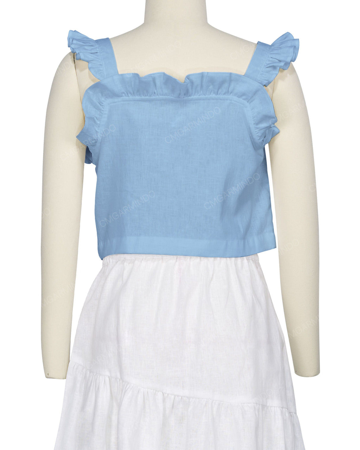 Ruffle Button Up Top