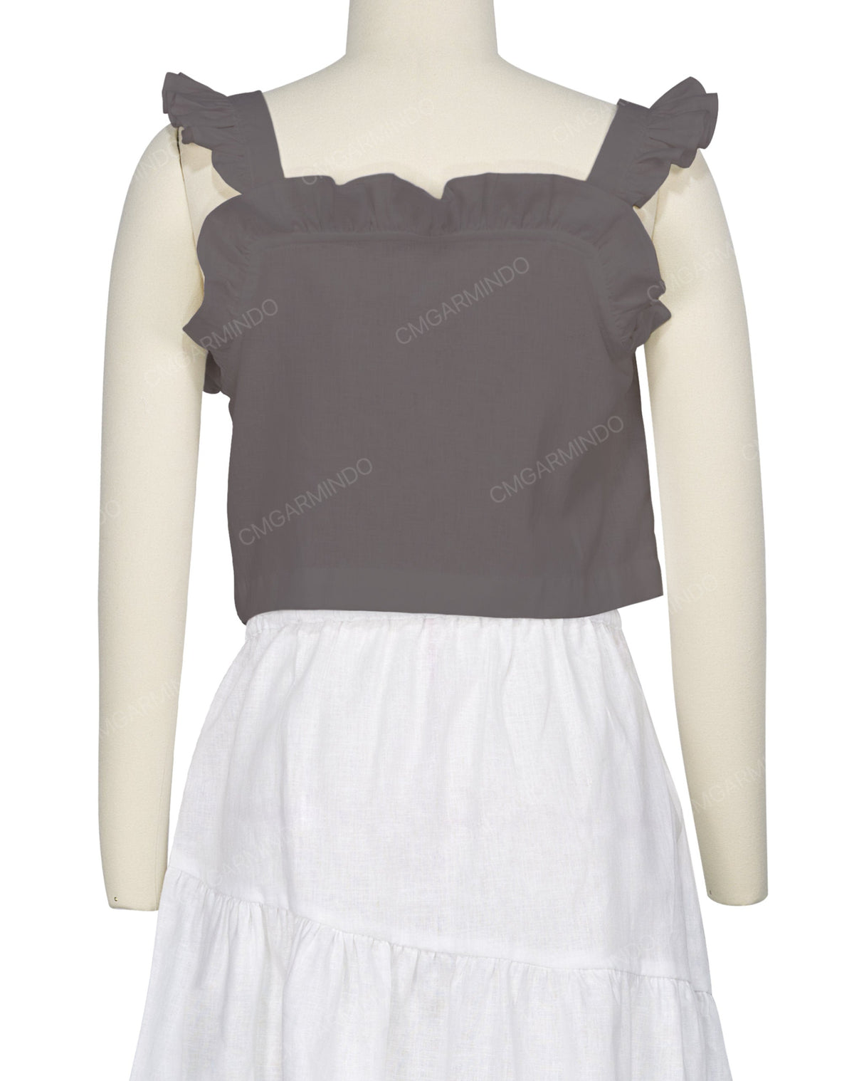 Ruffle Button Up Top