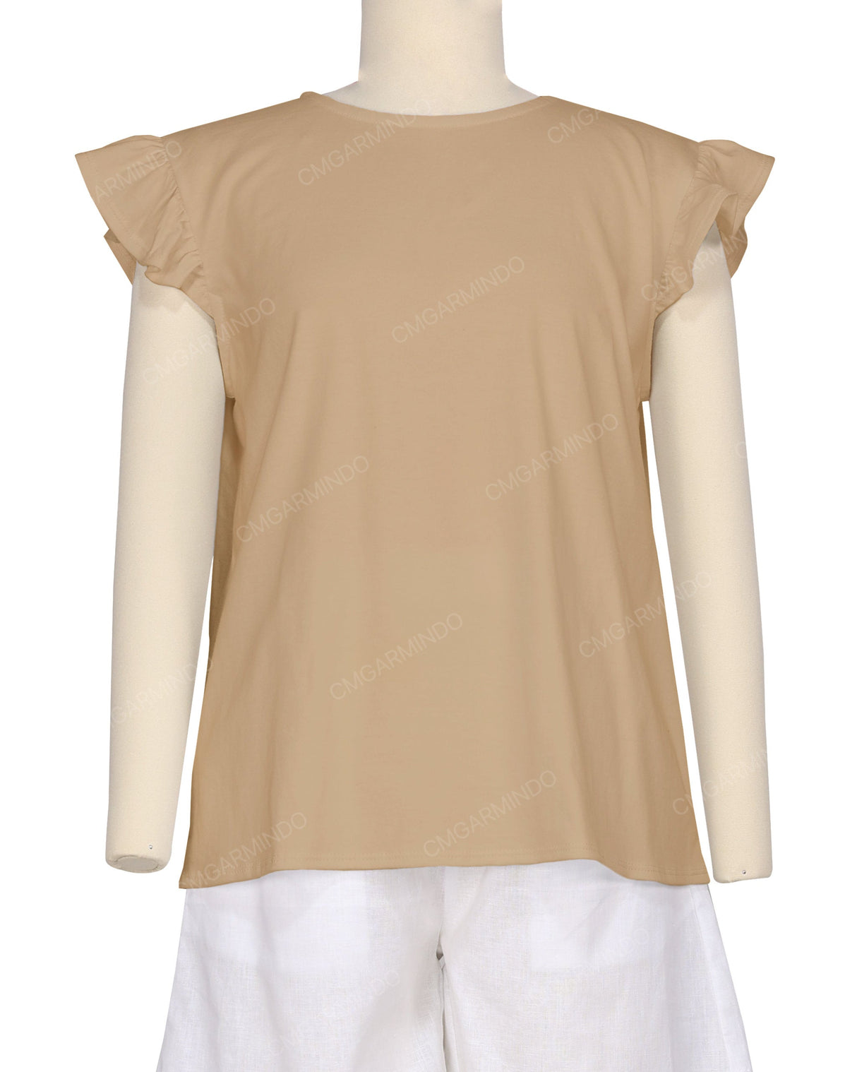 Frill Cap Sleeve Top