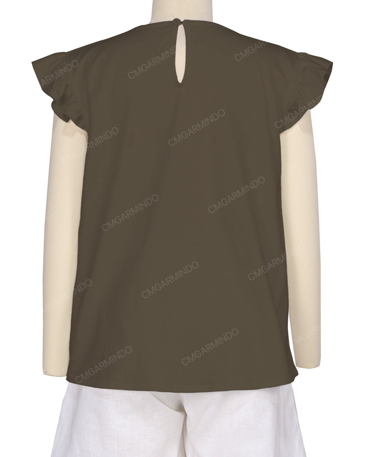 Frill Cap Sleeve Top