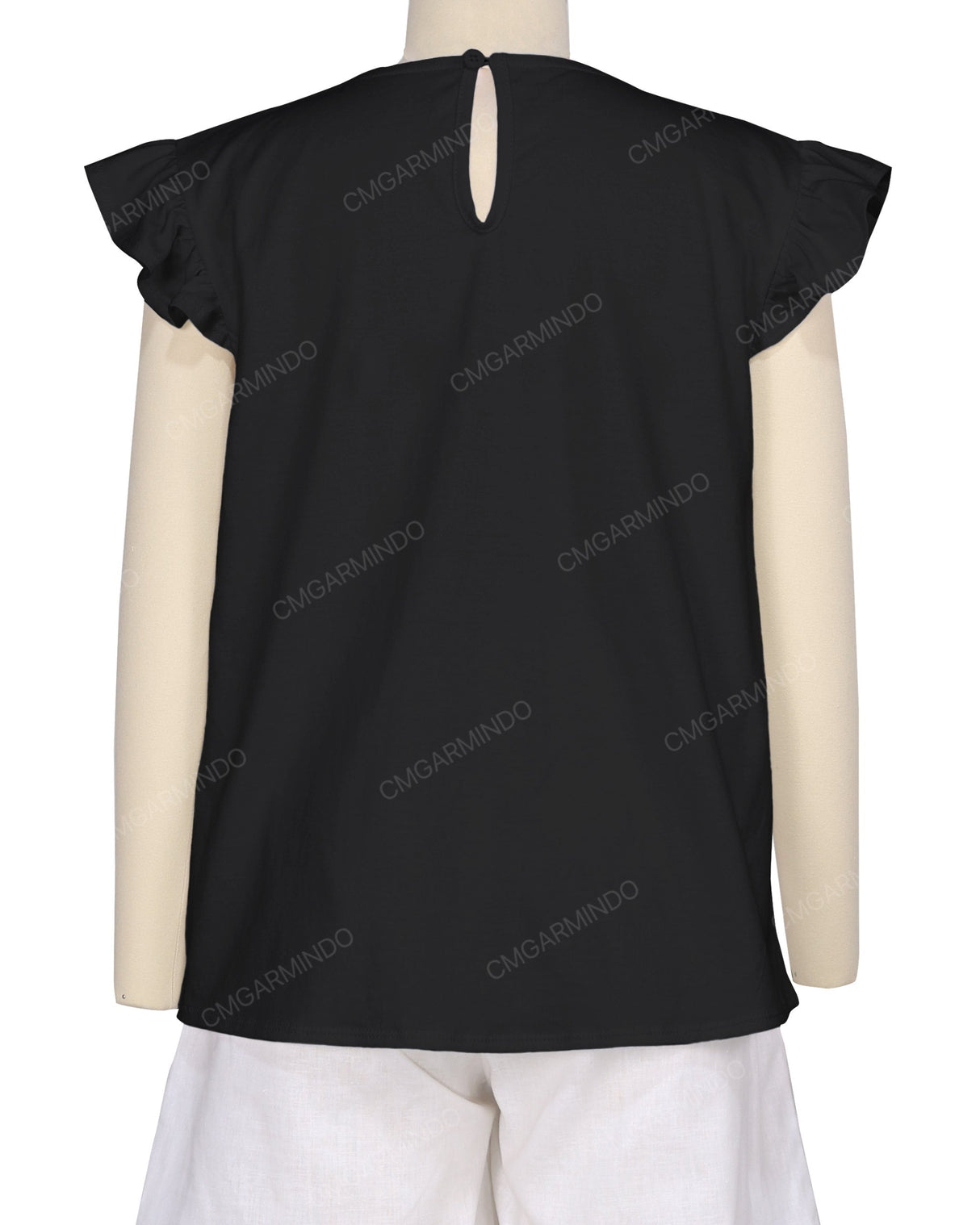 Frill Cap Sleeve Top
