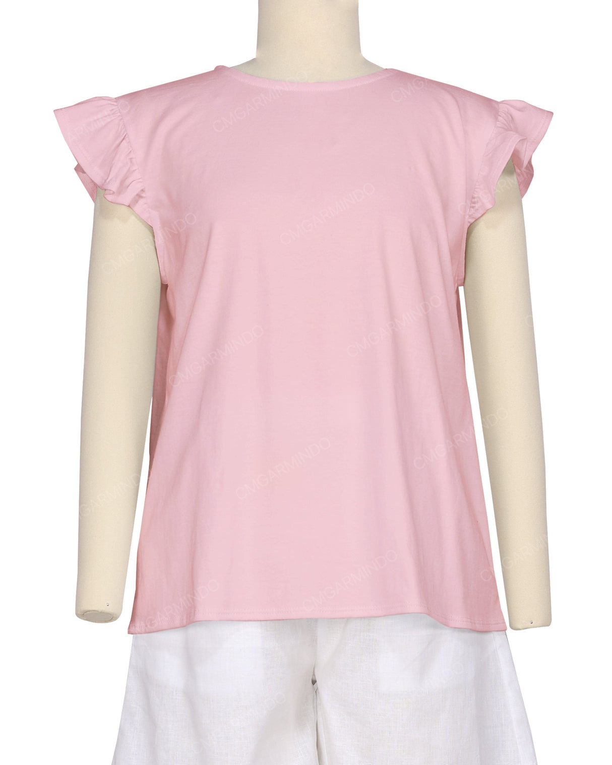 Puff Sleeve Boat Neck Top