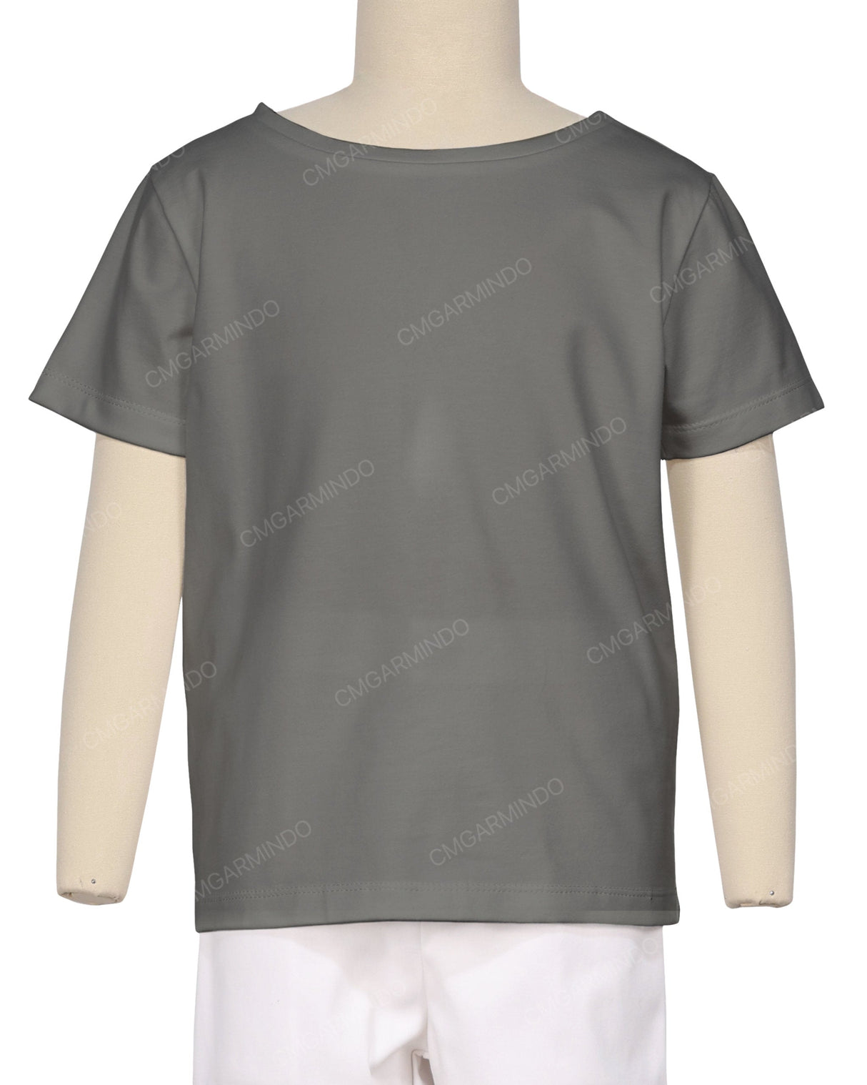 Relaxed Short Sleeve Boat Neck T-shirt