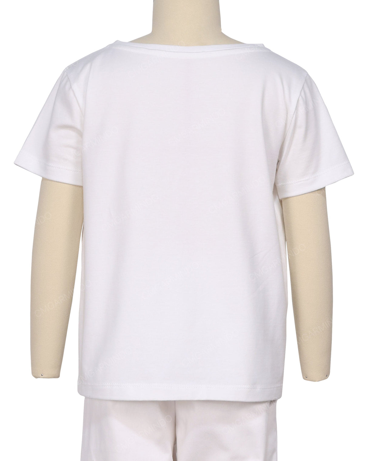 Relaxed Short Sleeve Boat Neck T-shirt