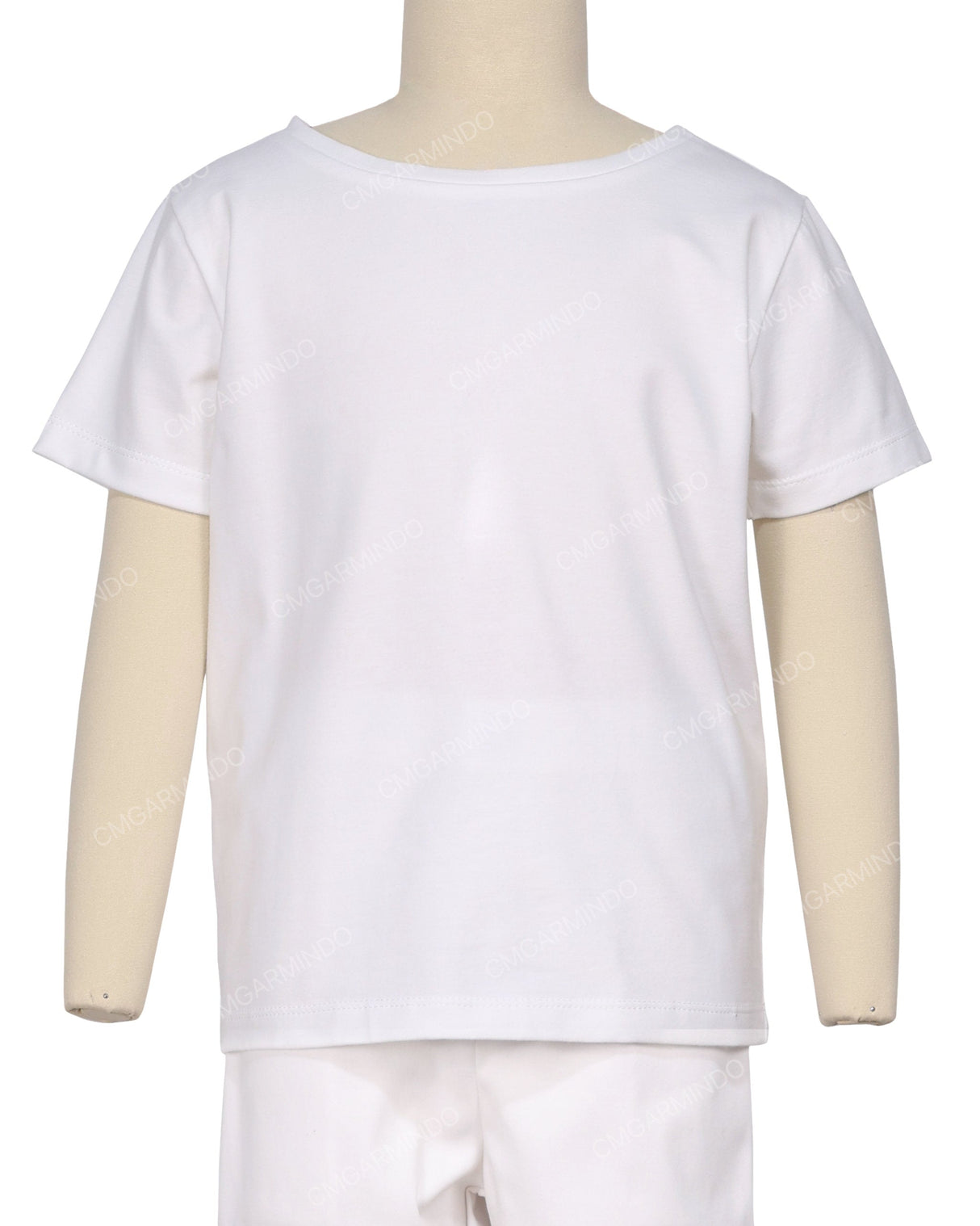 Relaxed Short Sleeve Boat Neck T-shirt