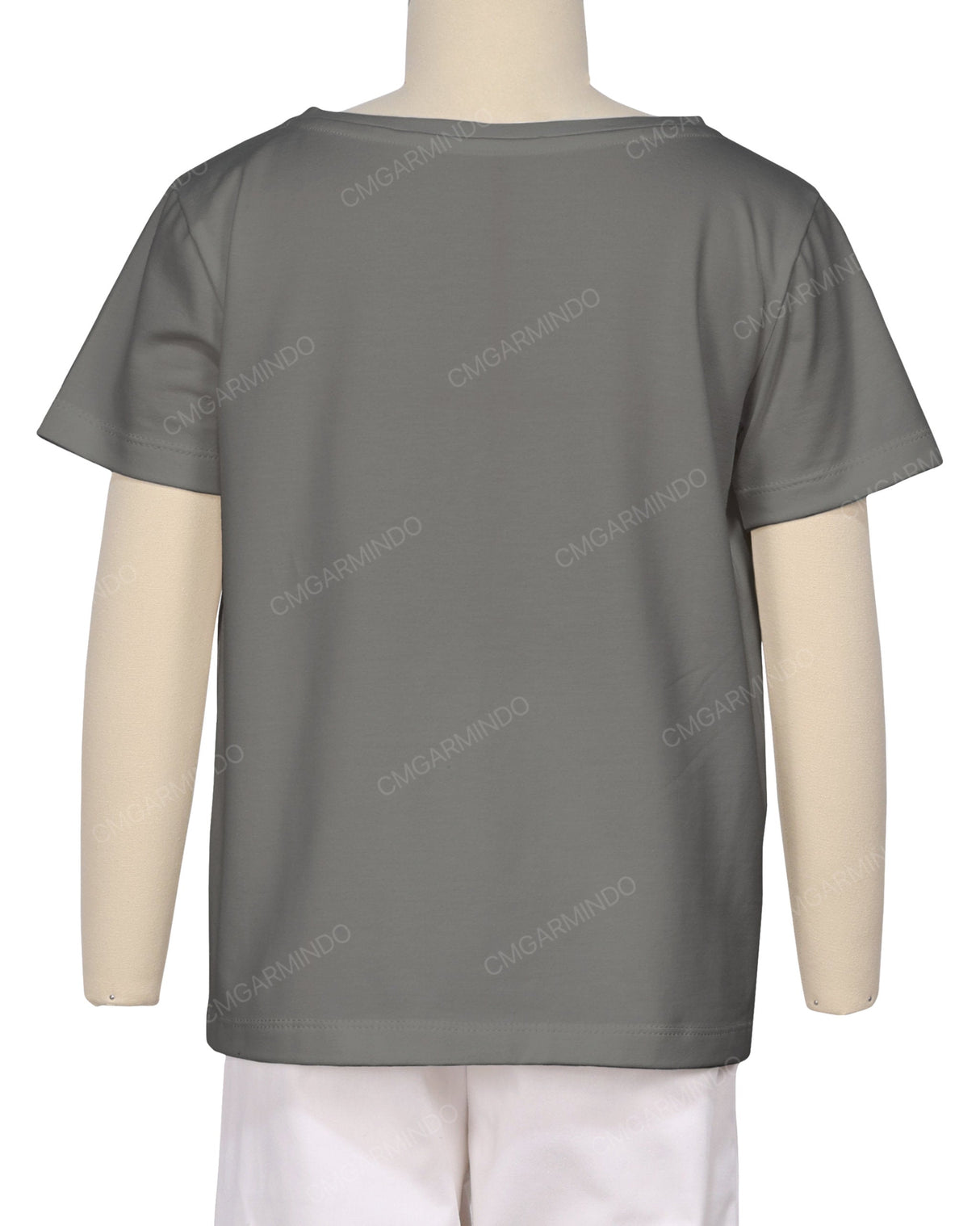 Relaxed Short Sleeve Boat Neck T-shirt
