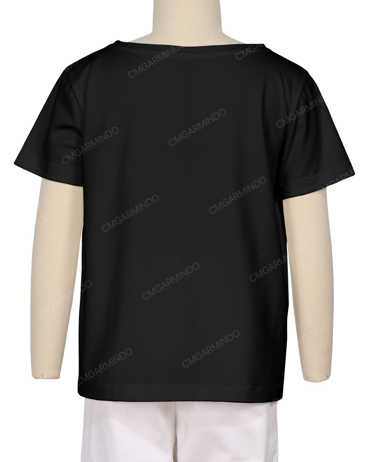 Relaxed Short Sleeve Boat Neck T-shirt