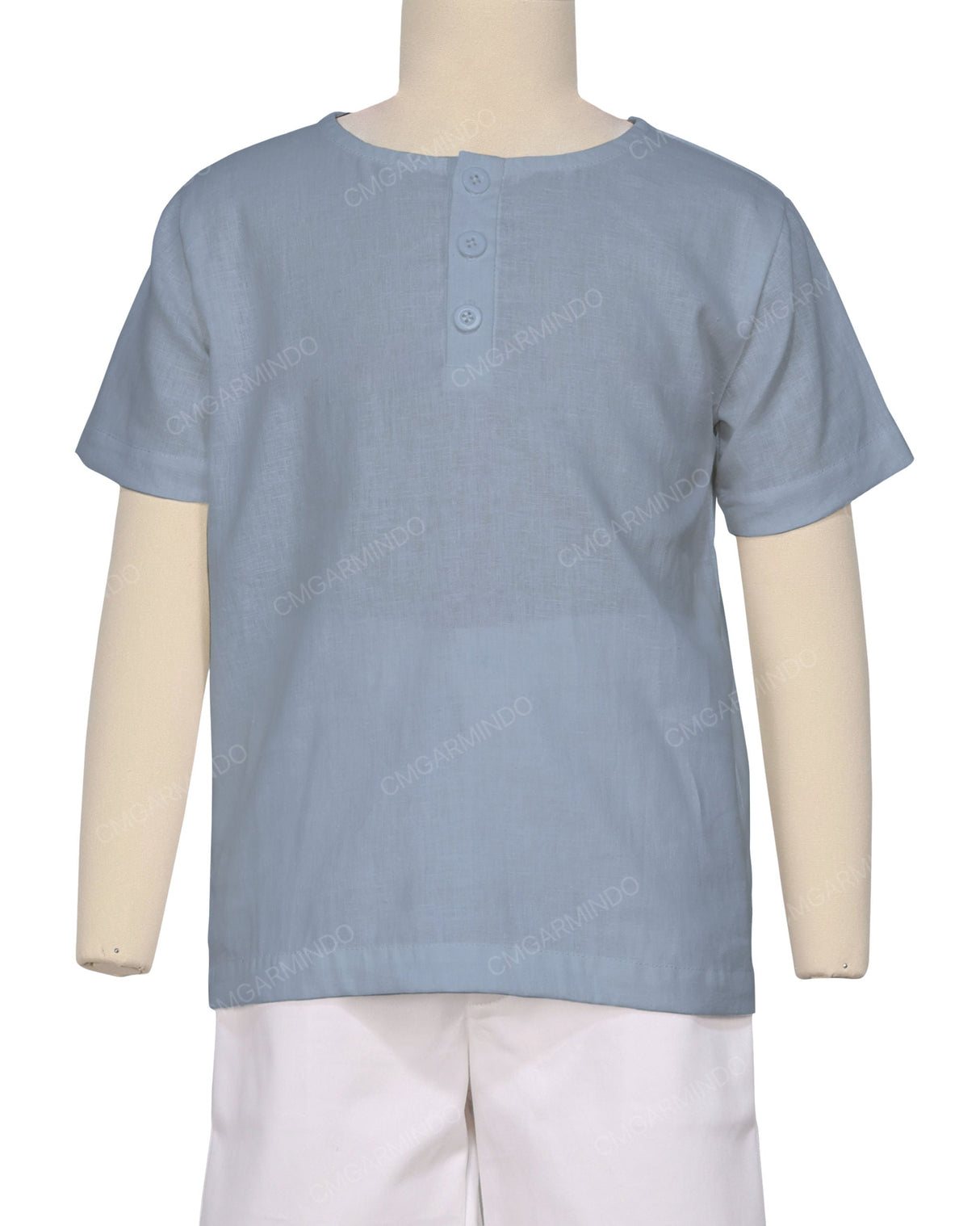 Short Sleeve Henley Shirt