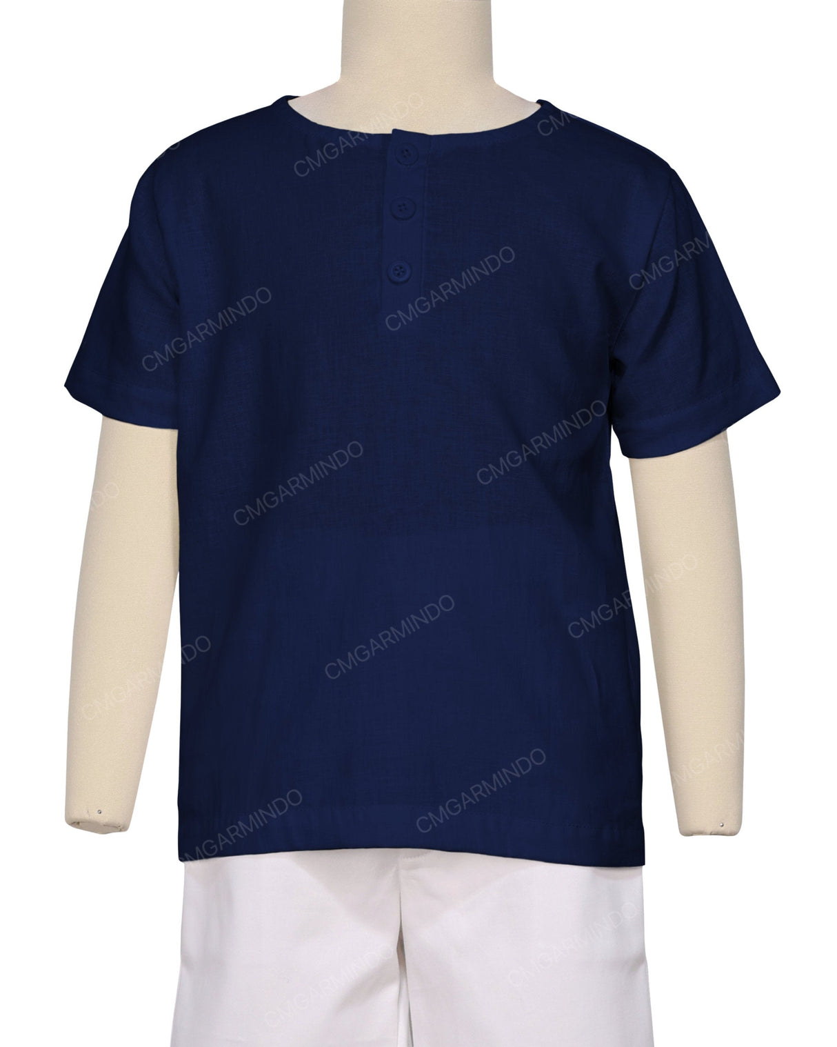 Short Sleeve Henley Shirt