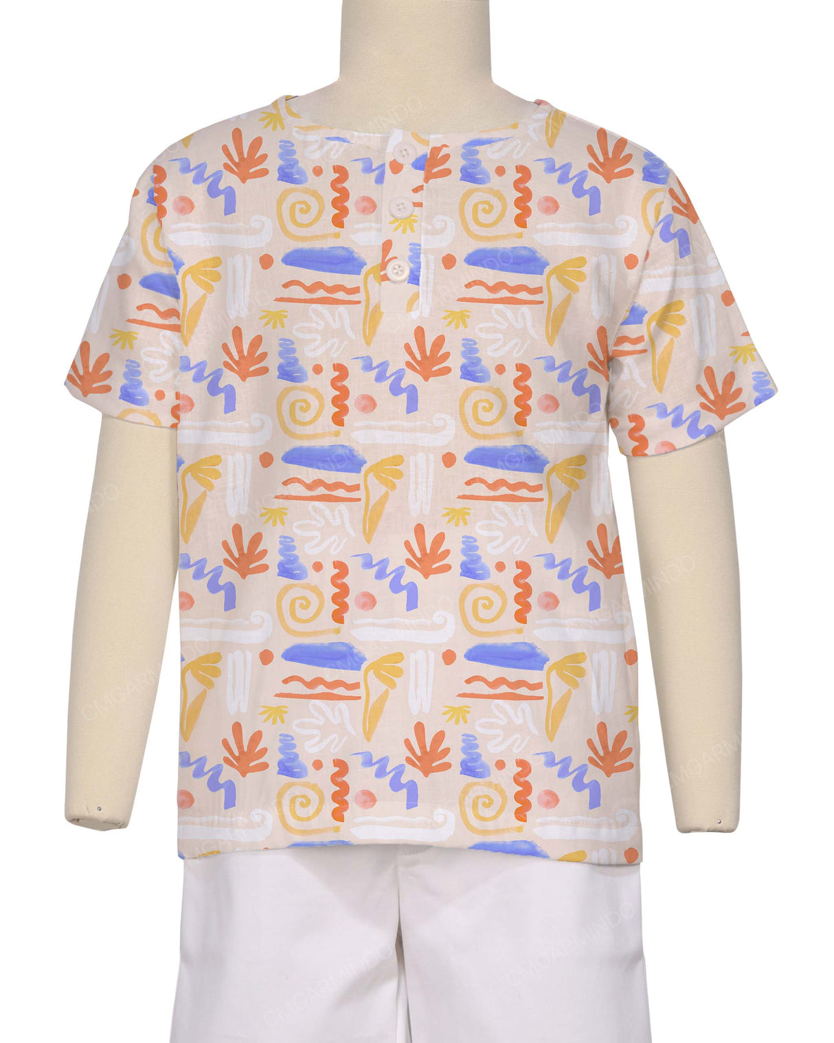 Short Sleeve Henley Shirt