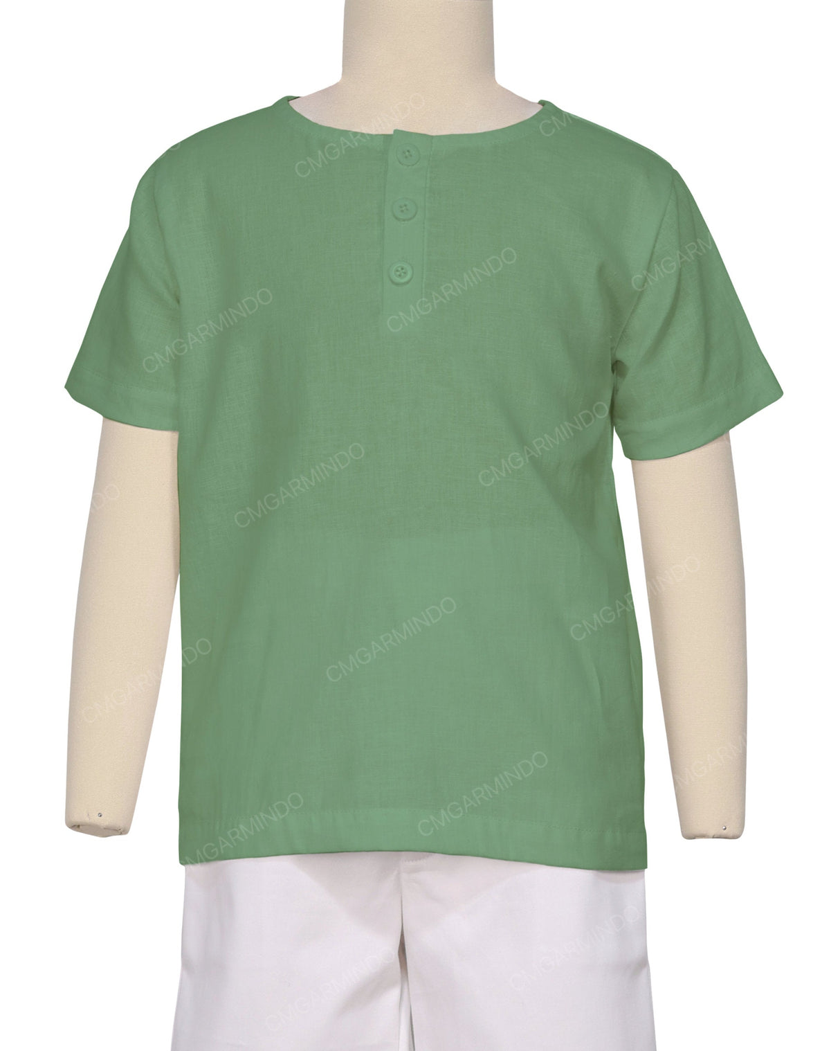 Short Sleeve Henley Shirt