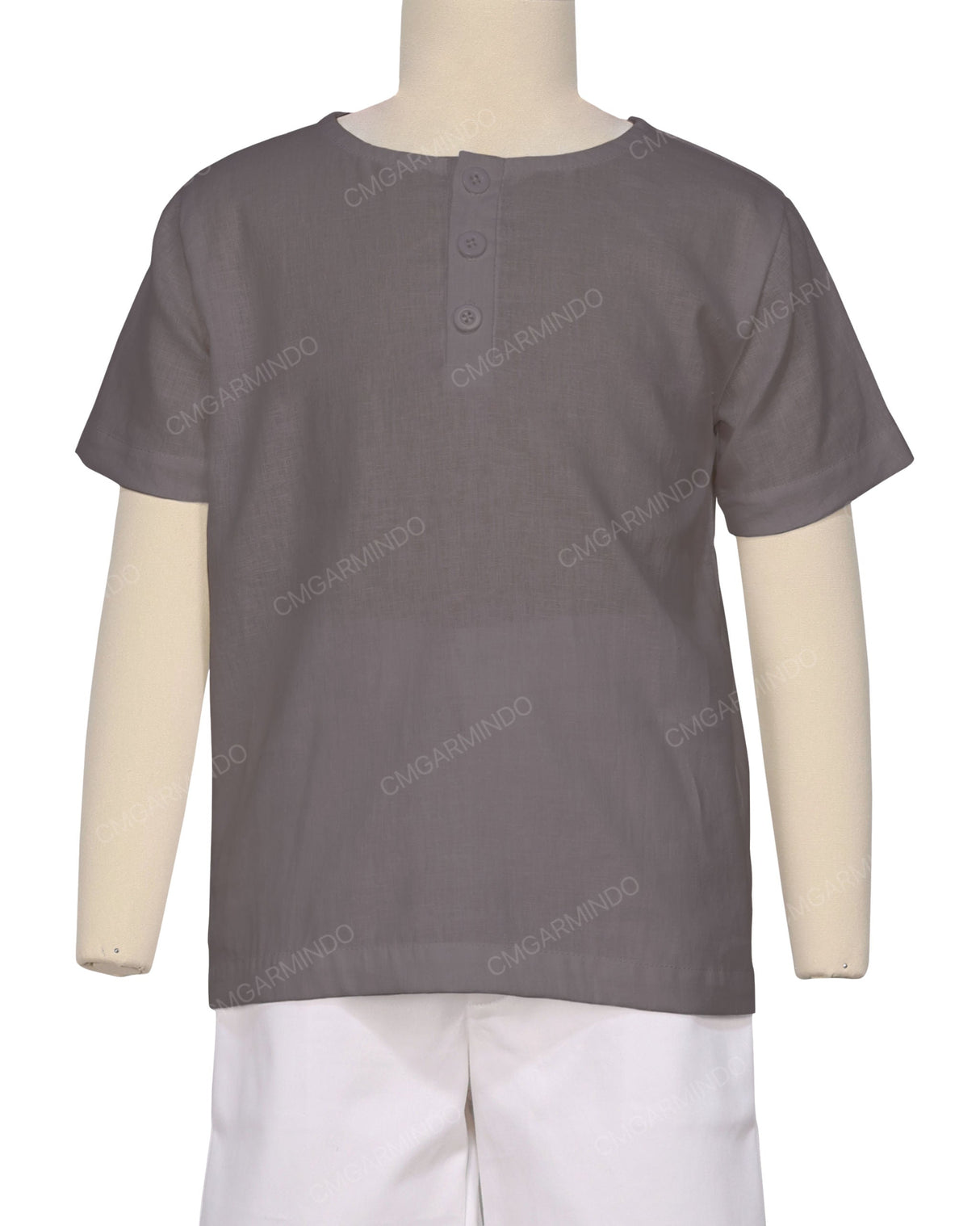 Short Sleeve Henley Shirt