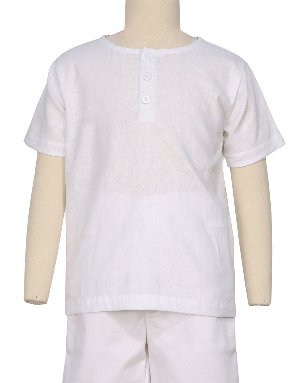 Short Sleeve Henley Shirt