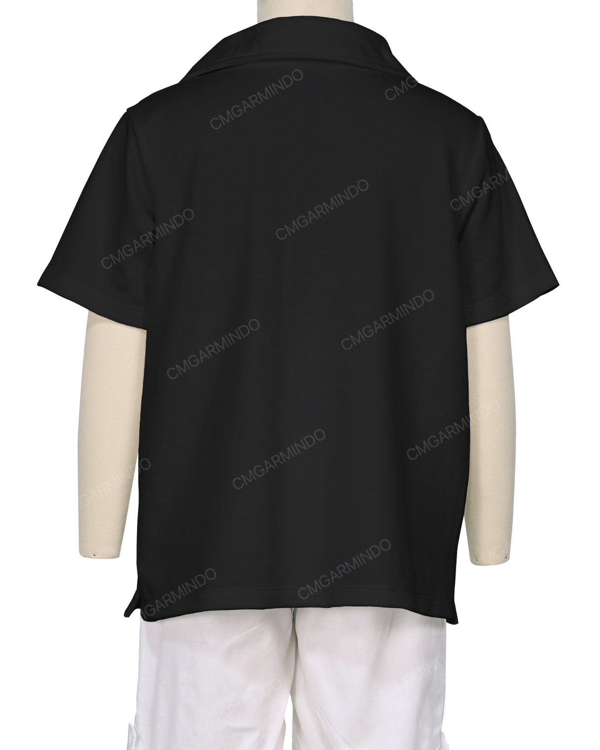 Oversized Short Sleeve Polo T-Shirt