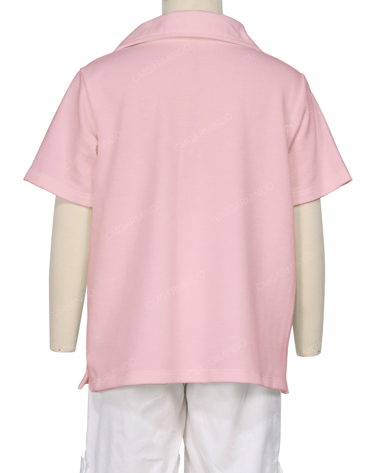 Oversized Short Sleeve Polo T-Shirt