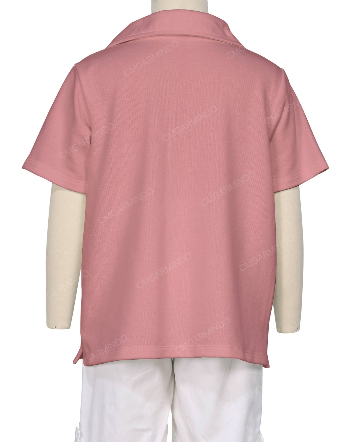 Oversized Short Sleeve Polo T-Shirt