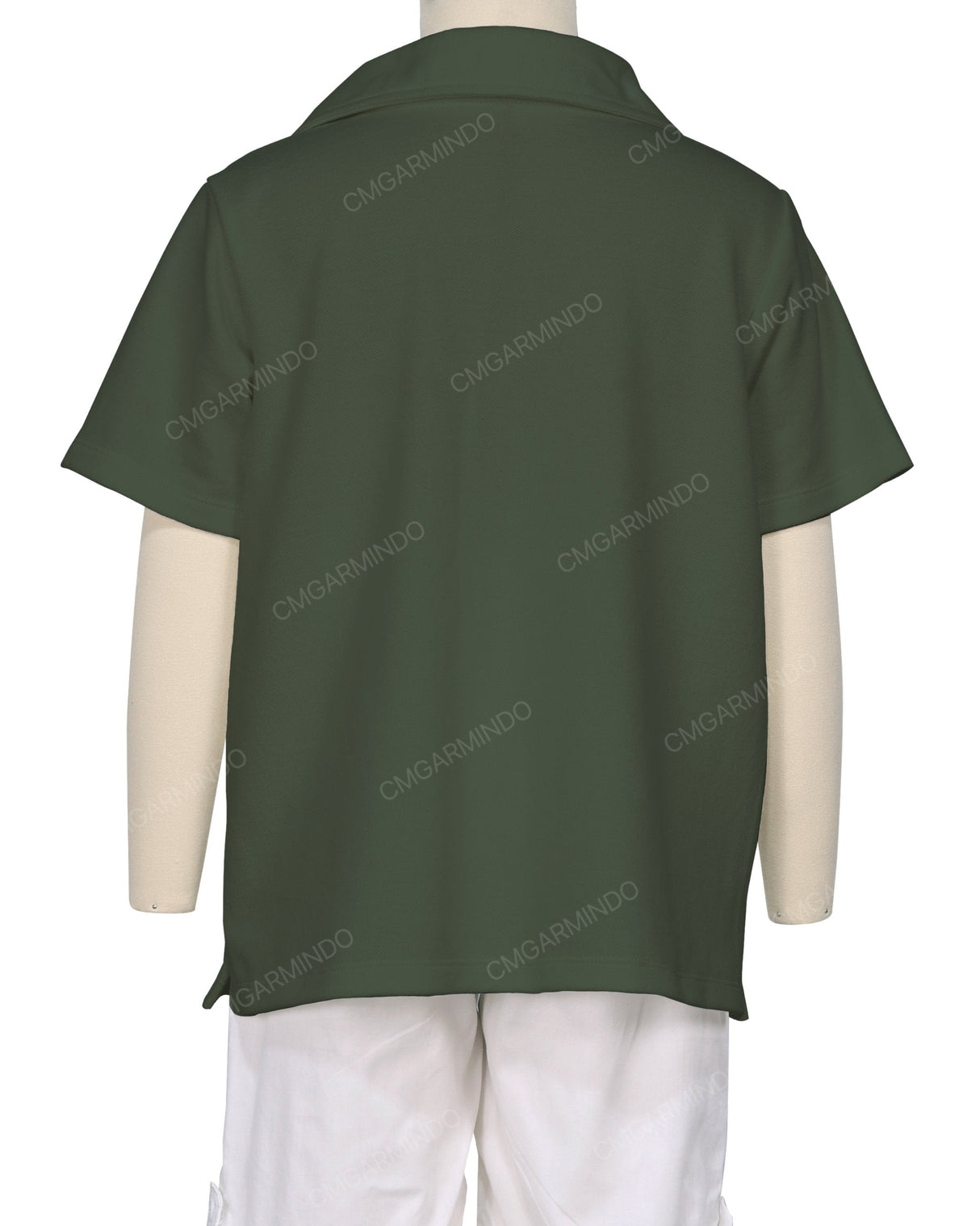 Oversized Short Sleeve Polo T-Shirt