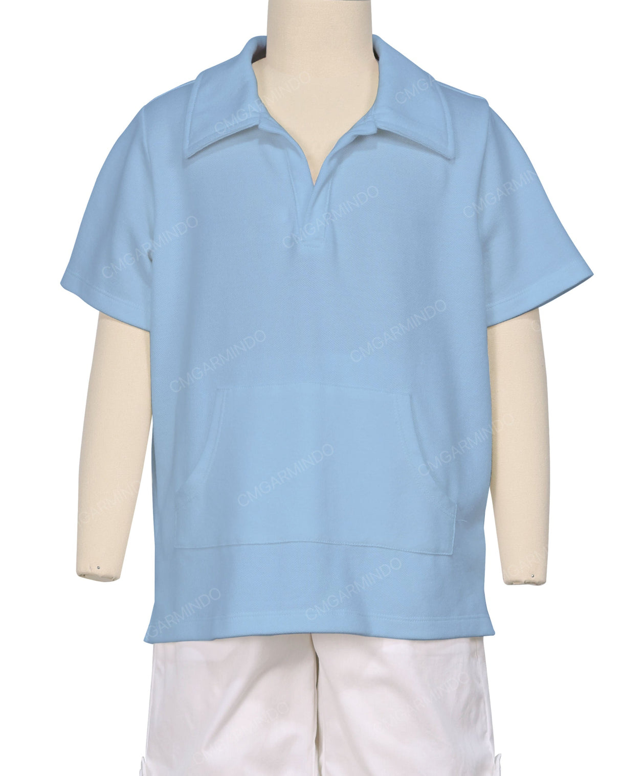 Oversized Short Sleeve Polo T-Shirt