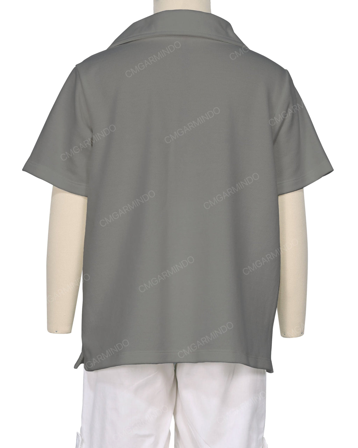 Oversized Short Sleeve Polo T-Shirt