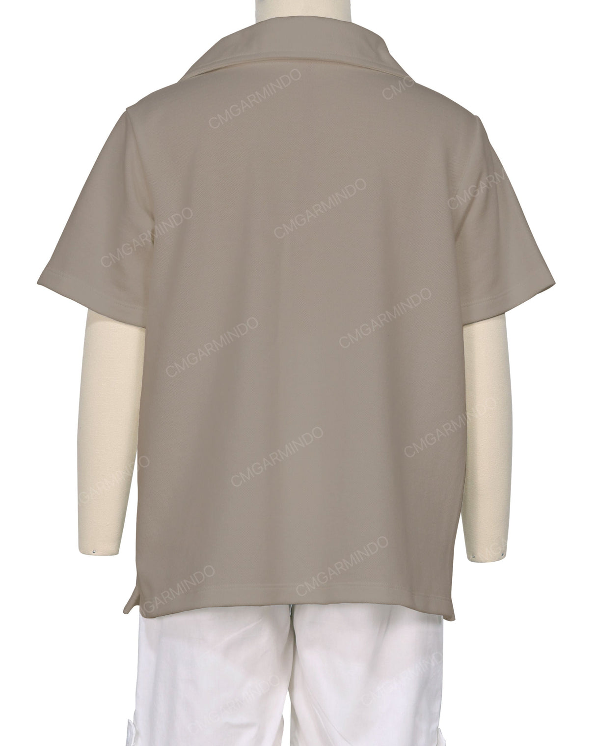 Oversized Short Sleeve Polo T-Shirt