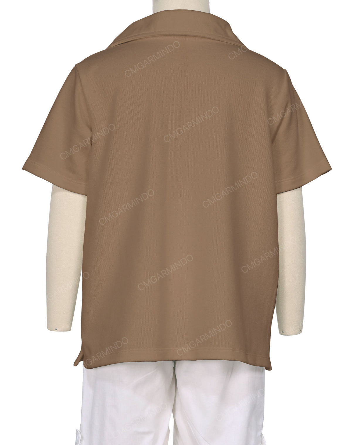 Oversized Short Sleeve Polo T-Shirt