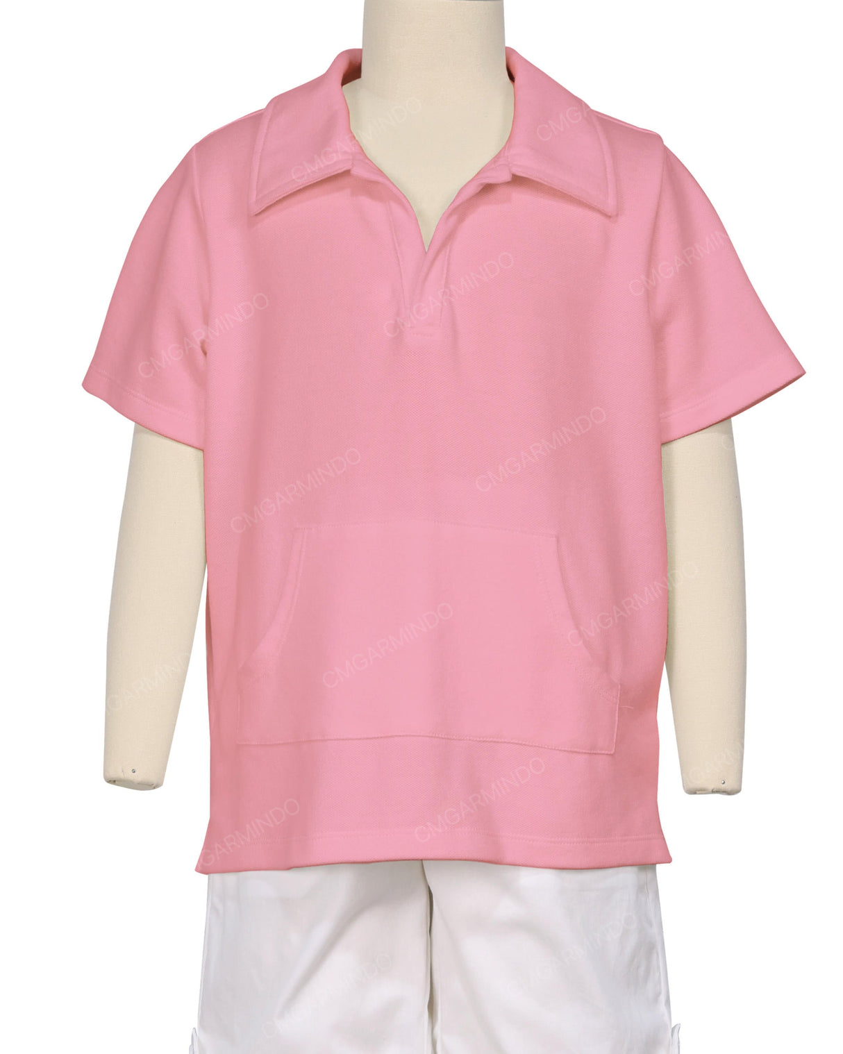 Oversized Short Sleeve Polo T-Shirt