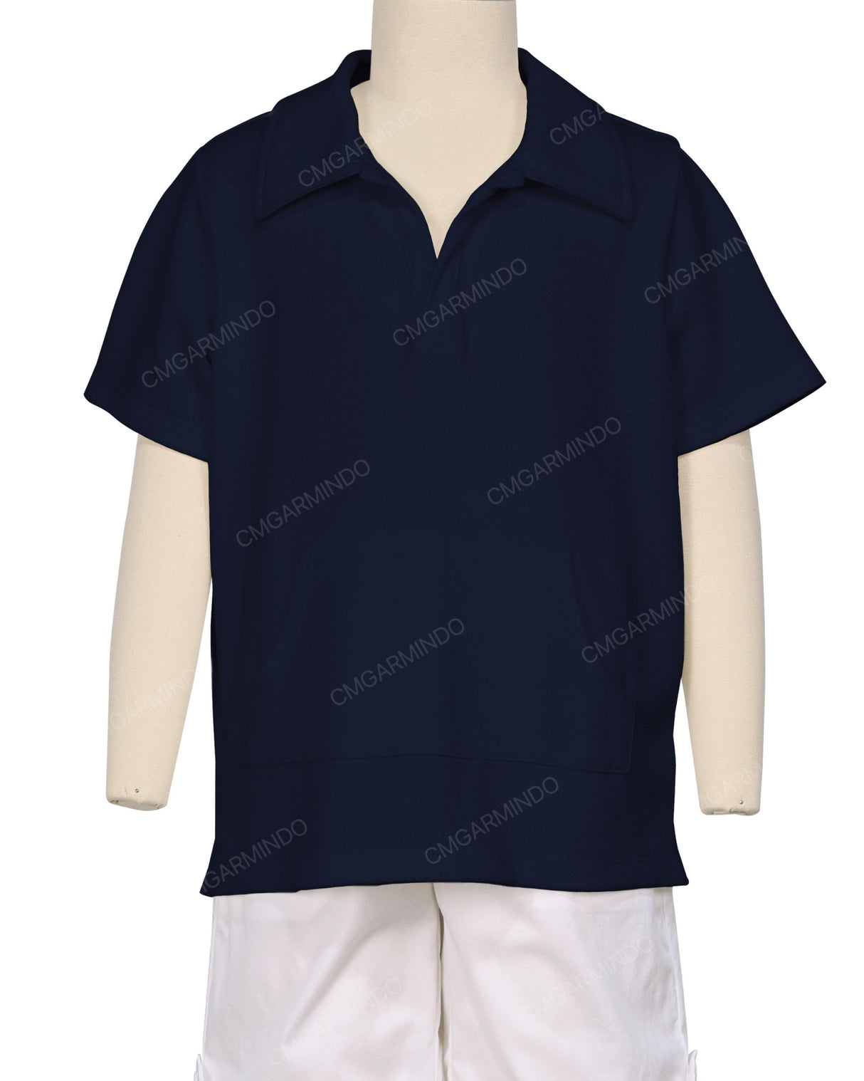 Oversized Short Sleeve Polo T-Shirt