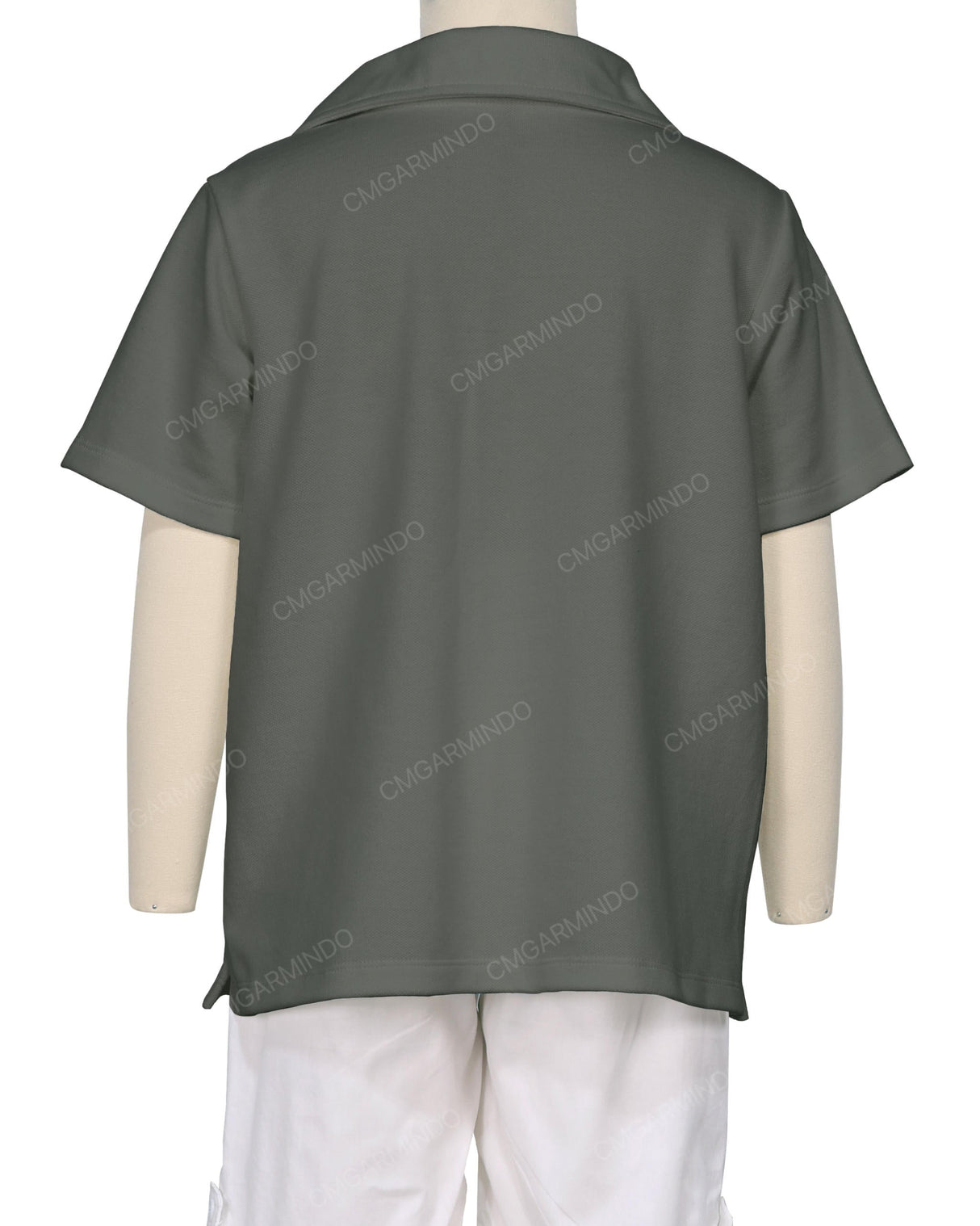 Oversized Short Sleeve Polo T-Shirt