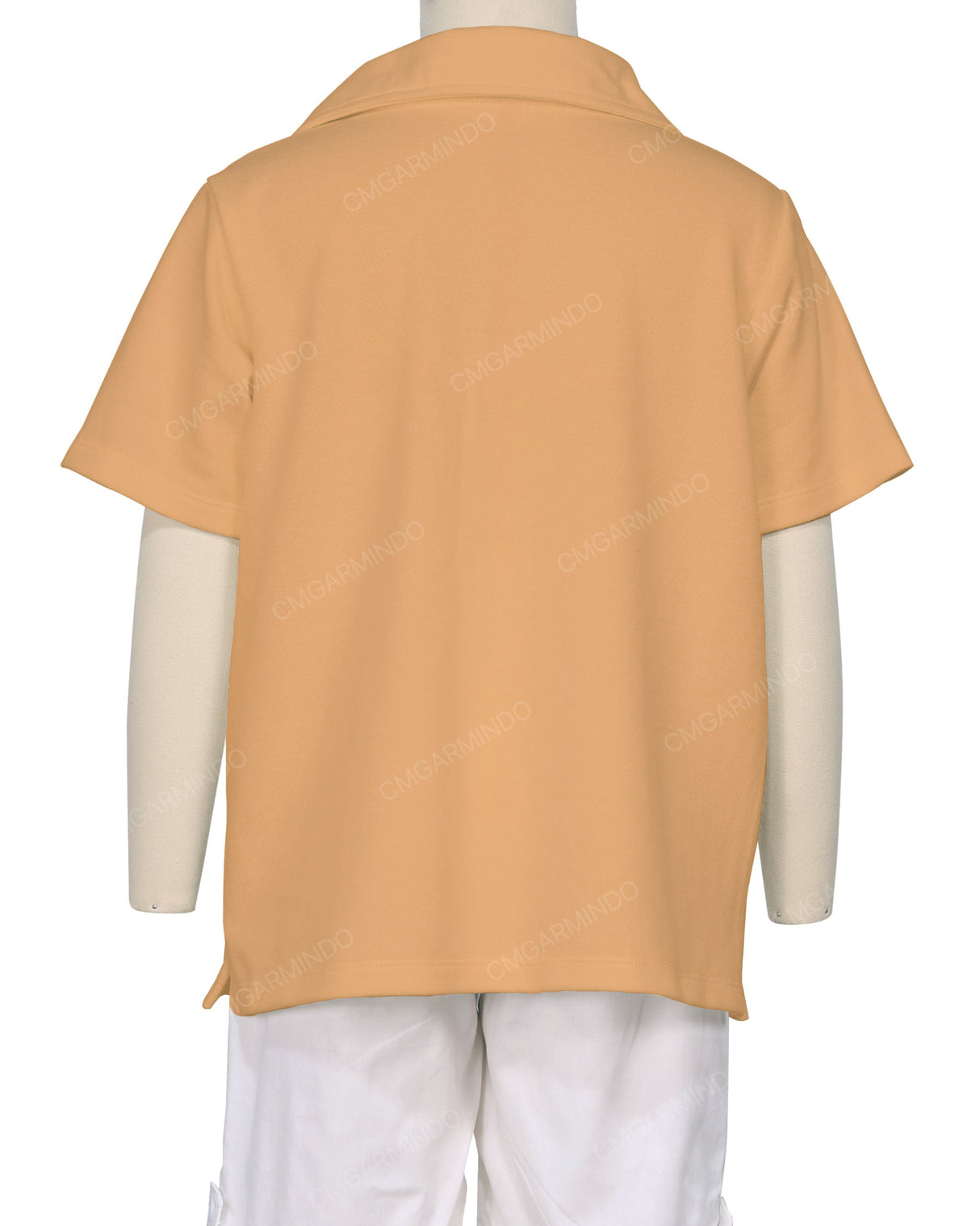 Oversized Short Sleeve Polo T-Shirt