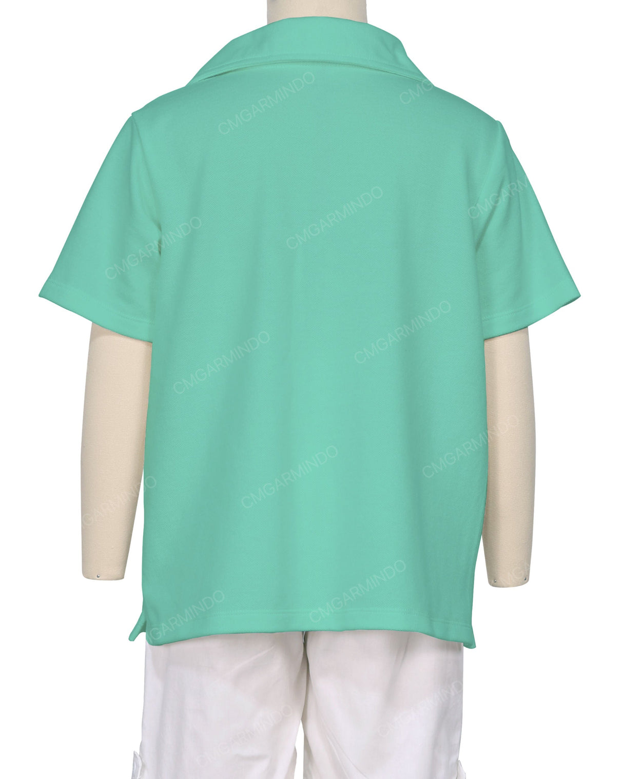 Oversized Short Sleeve Polo T-Shirt