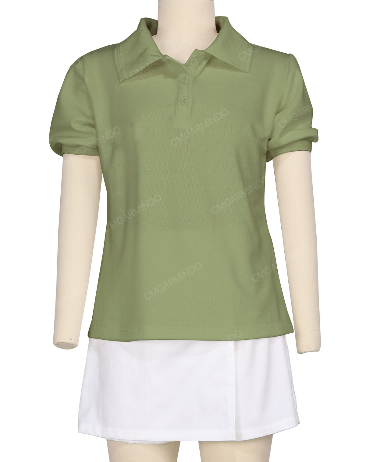 Puff Sleeve Polo