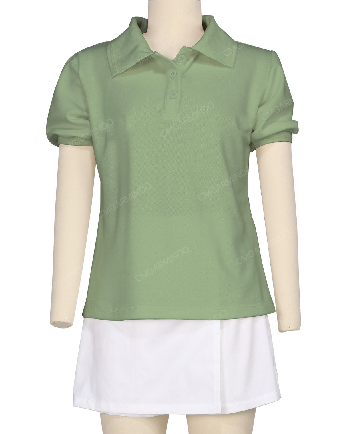 Puff Sleeve Polo