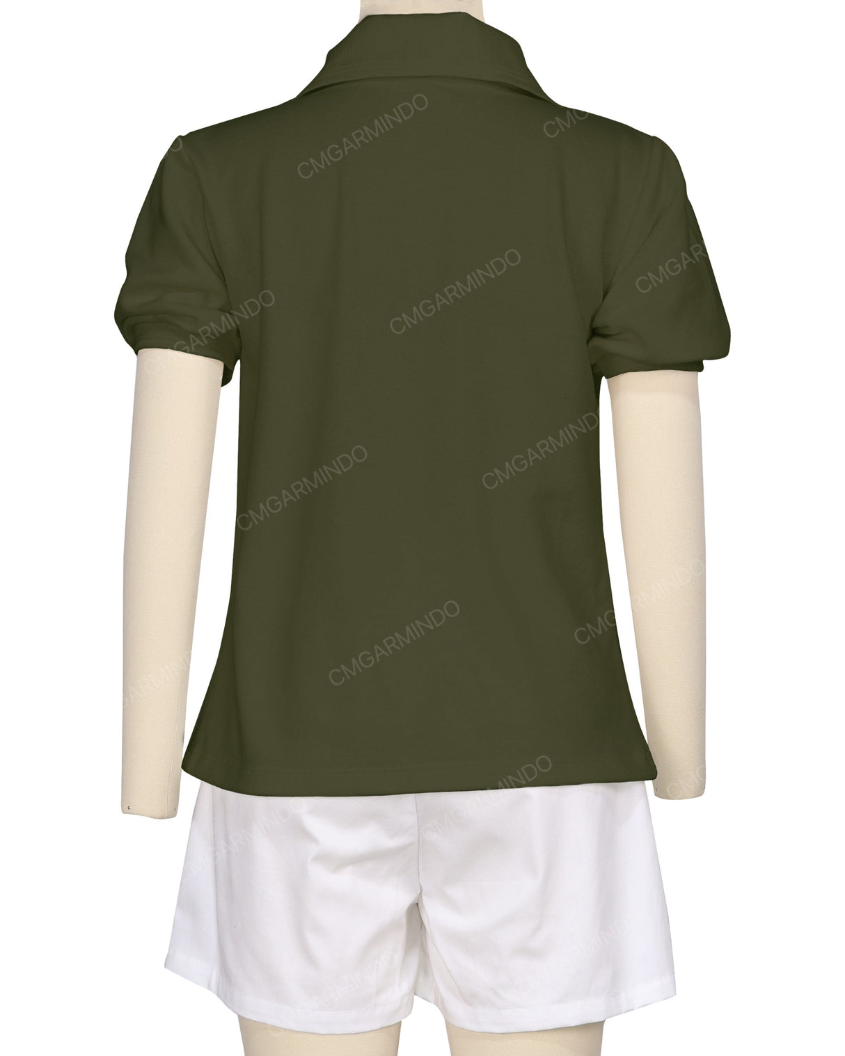Puff Sleeve Polo