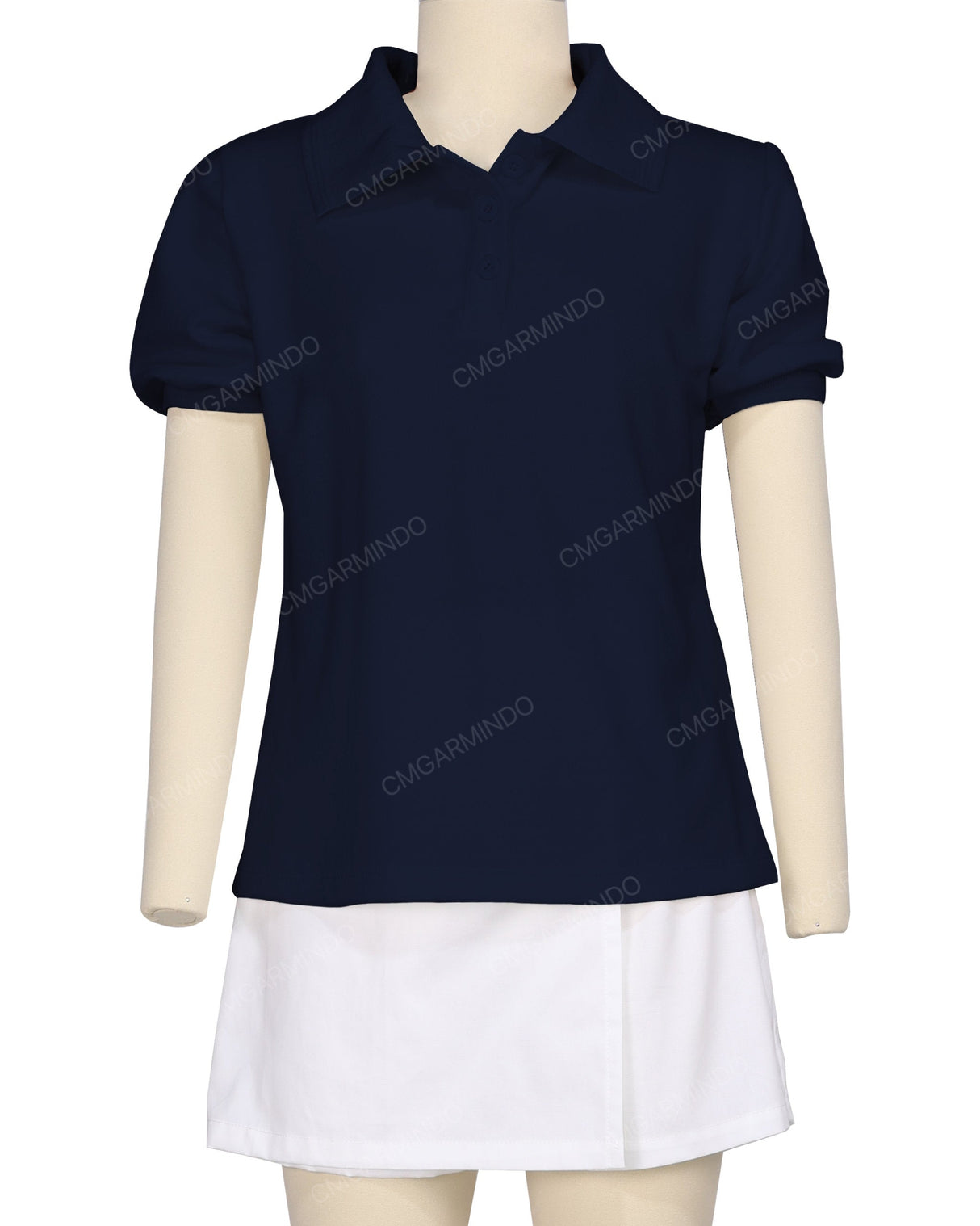 Puff Sleeve Polo