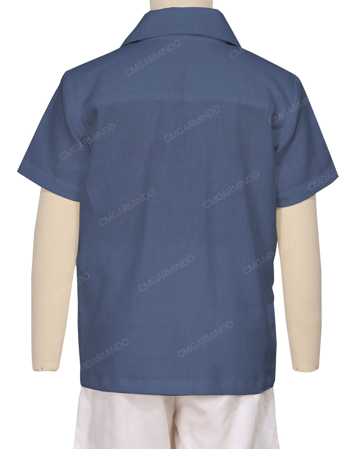 Regular Short Sleeve Button Up Shirt