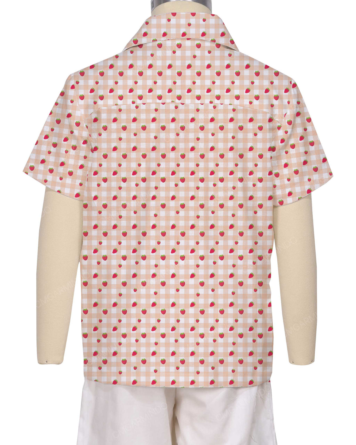 Regular Short Sleeve Button Up Shirt