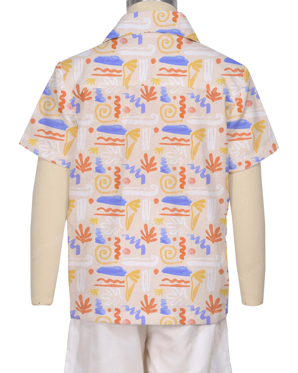 Regular Short Sleeve Button Up Shirt