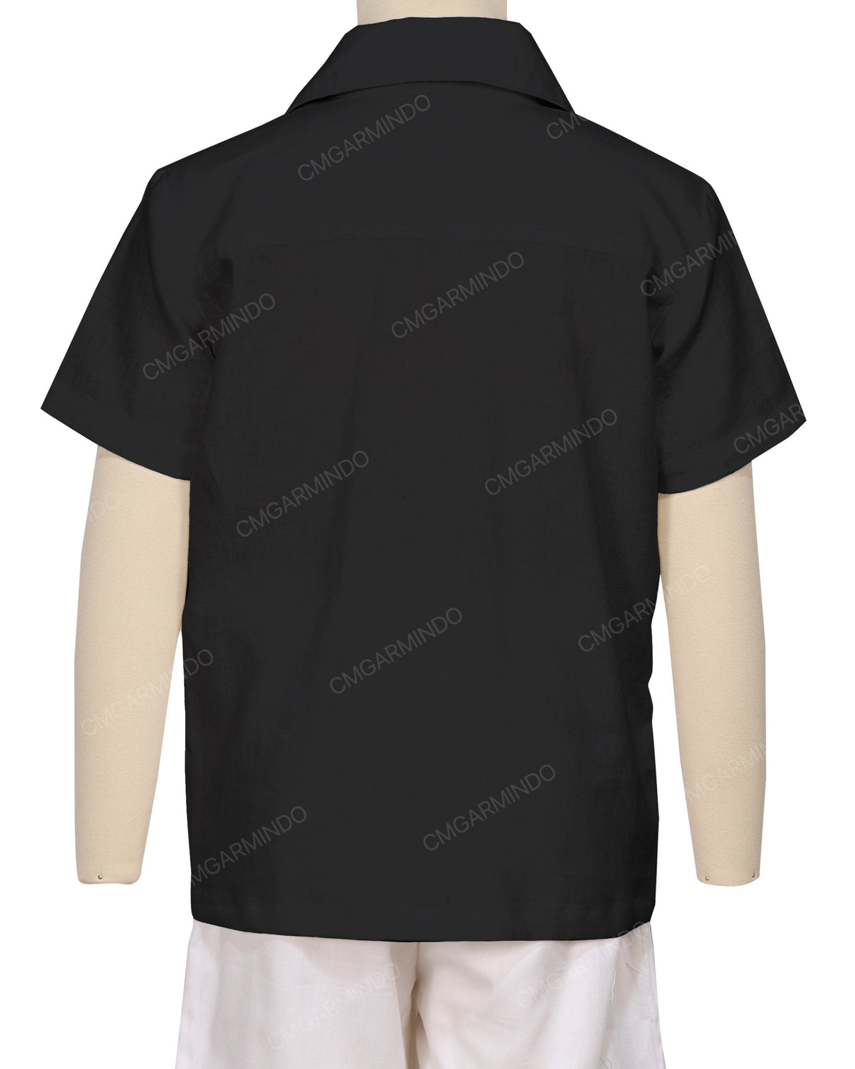 Regular Short Sleeve Button Up Shirt