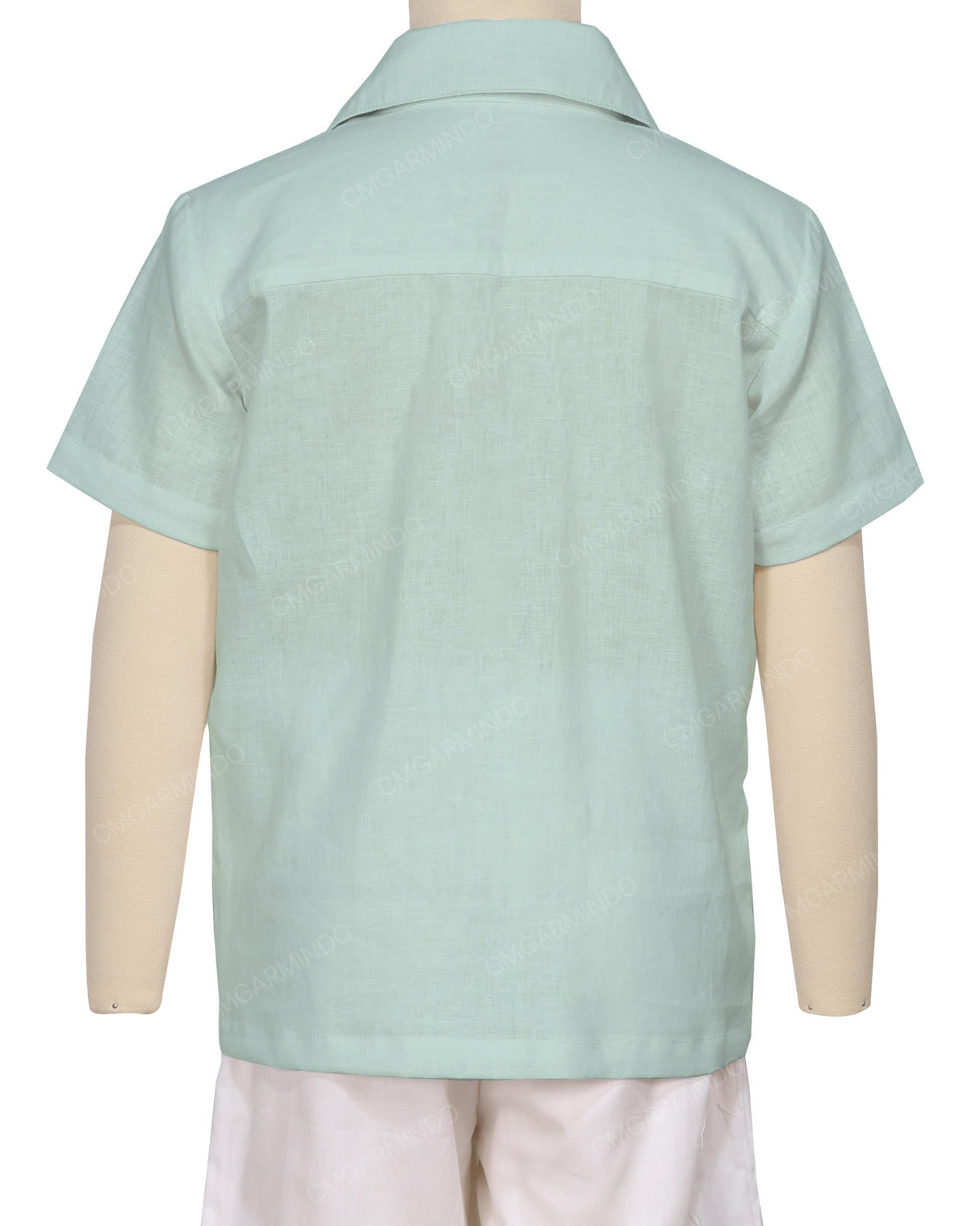 Regular Short Sleeve Button Up Shirt